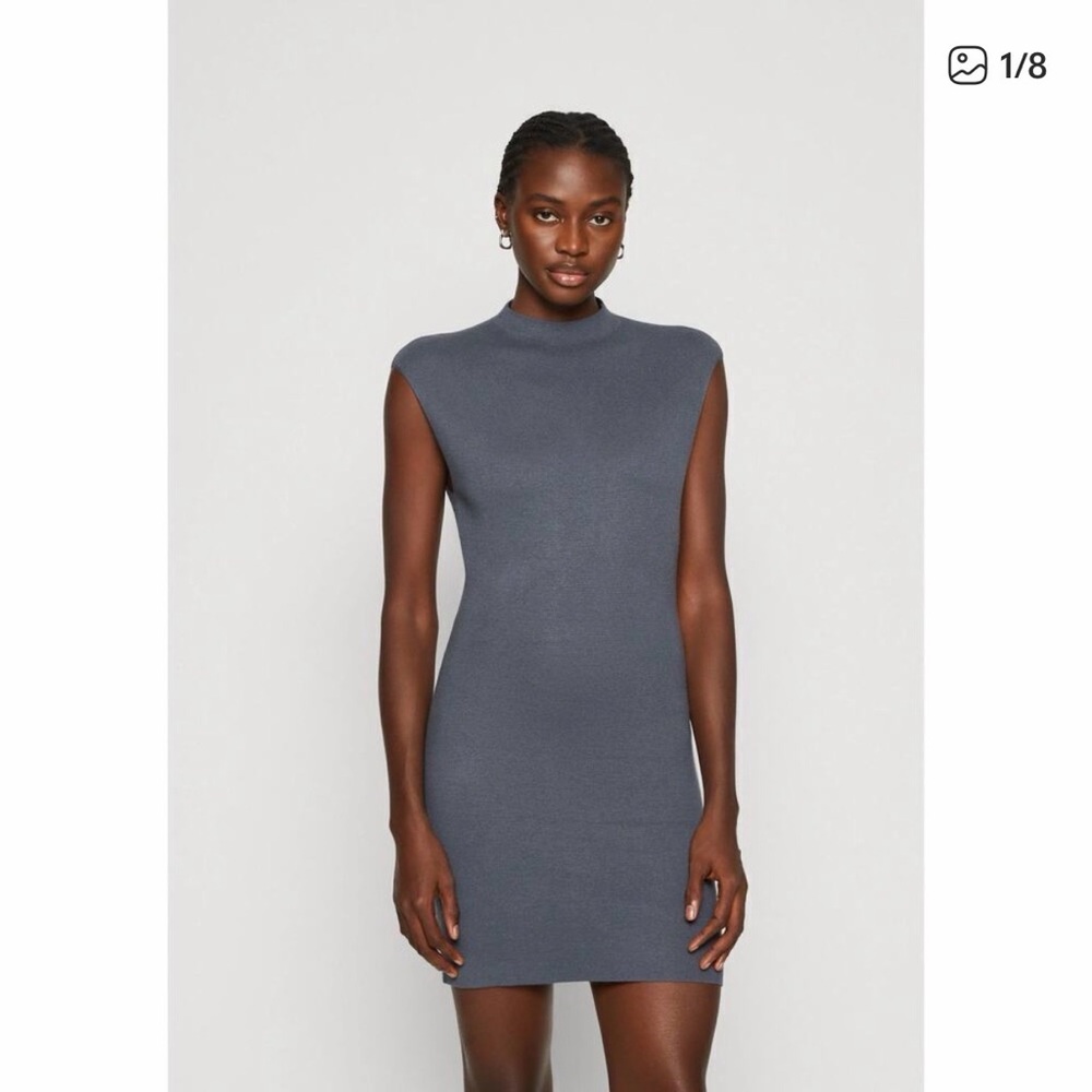 Abercrombie & Fitch Mock neck shell Mini Dress